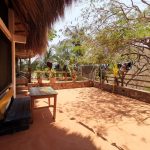 Here you can hang your clothes to dry