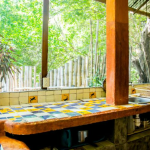 Another view into the kitchen