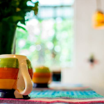 Close up from a coffee mug