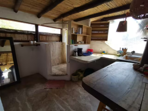 A view to the kitchen corner